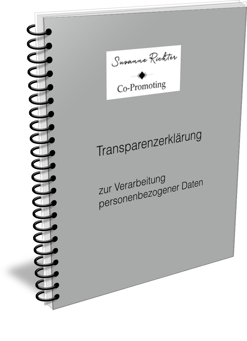 Cover DSGVO-Datenschutz-Transparenzerklärung zur Verarbeitung personenbezogener Daten